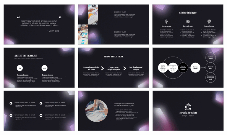 Inspirational Graphic Design Google Slides PowerPoint Templates