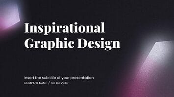 Inspirational Graphic Design Google Slides PowerPoint Templates