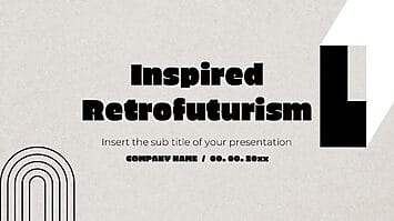 Inspired Retrofuturism Google Slides Theme PowerPoint Template