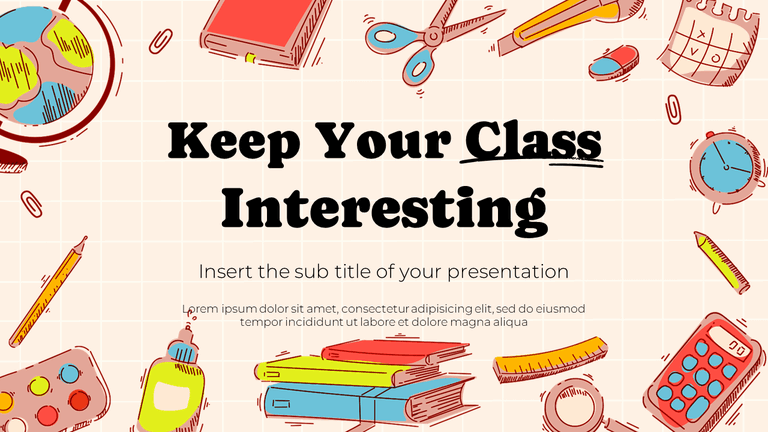 Pencils - Free Powerpoint templates and Google Slides themes