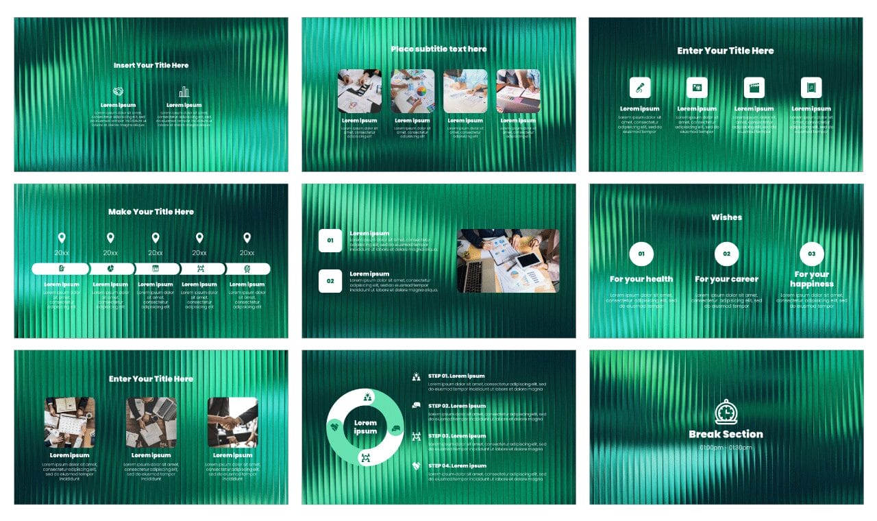 Modern Business Report Google Slides Themes PowerPoint Templates