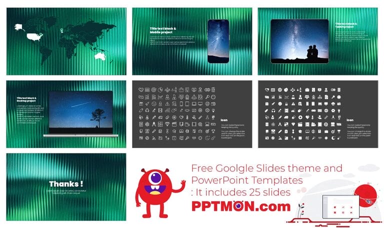 Modern Report Free Presentation Templates - Google Slides PPT