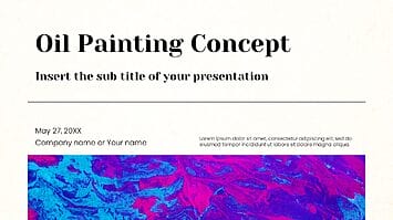 Oil Painting Concept Google Slides Themes PowerPoint Templates