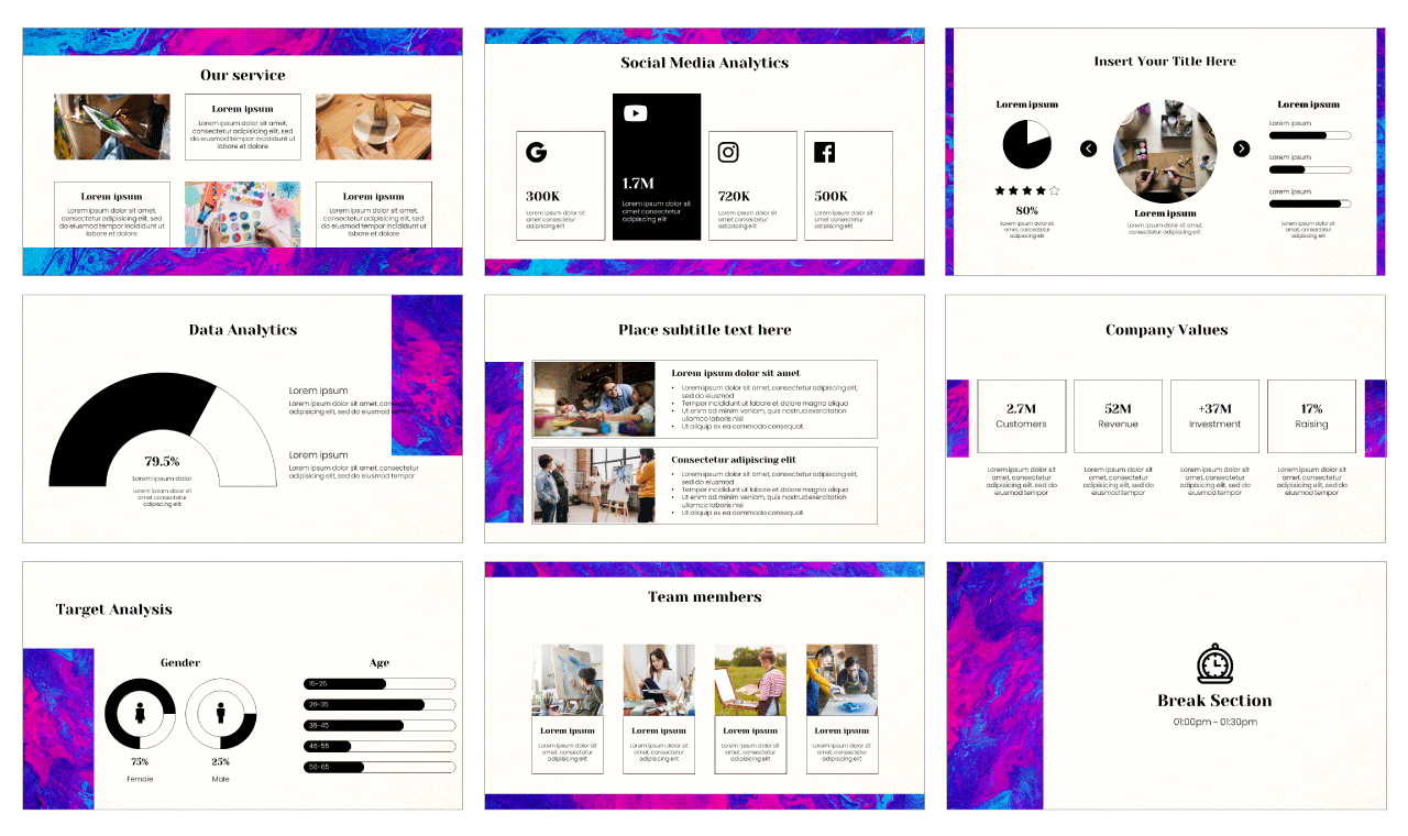 Oil Painting Google Slides Themes PowerPoint Templates