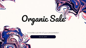 Organic Sale Presentation Template - Google Slides PowerPoint