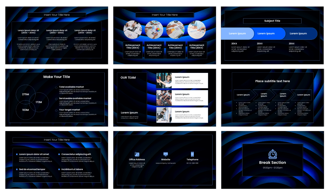 Pattern Free Google Slides Themes PowerPoint Templates