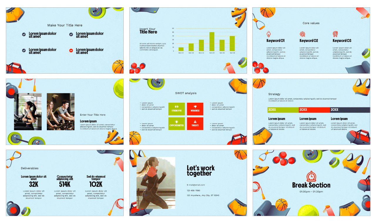 Physical Education Free Google Slides Themes PowerPoint Templates