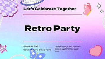 Retro Party Free Google Slides Themes and PowerPoint Templates