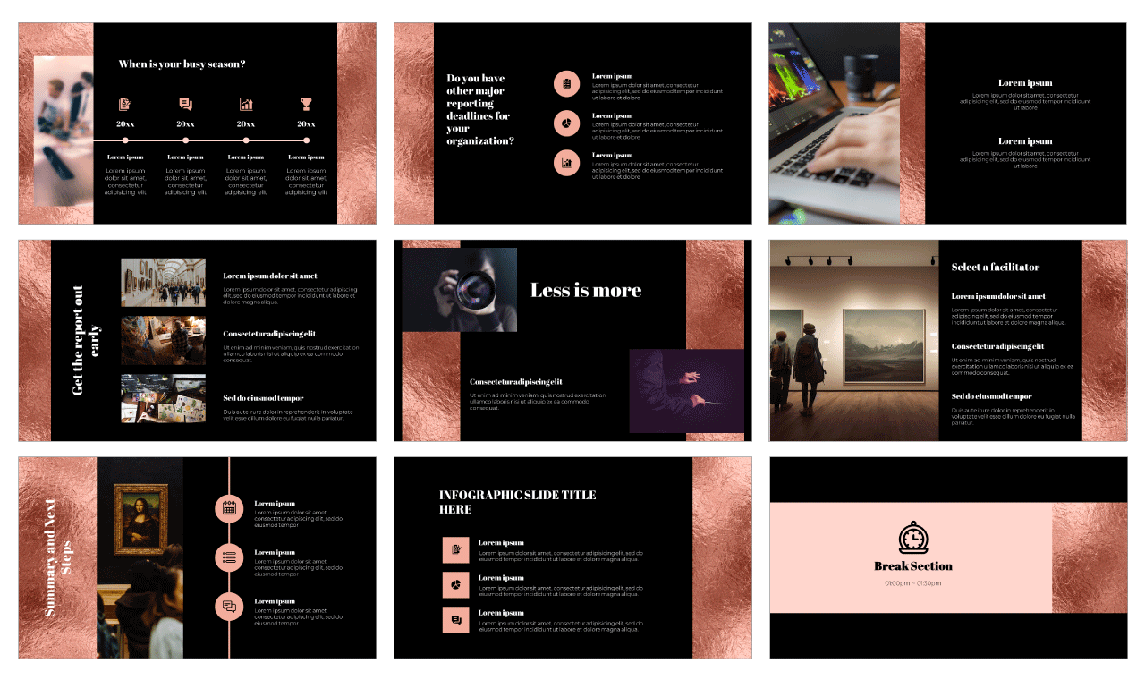 Rose Gold Free Google Slides Themes PowerPoint Templates