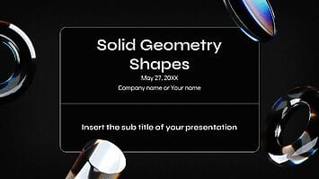 Solid Geometry Shapes Free Google Slides PowerPoint Templates
