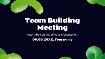 Team Building Meeting Google Slides Theme PowerPoint Template