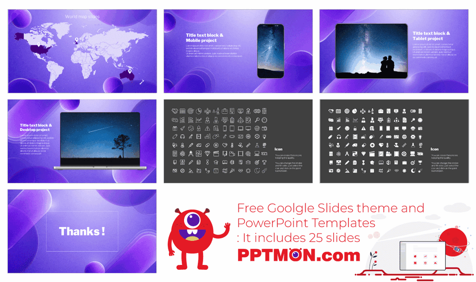 Creative Technology Network Google Slides PowerPoint Templates