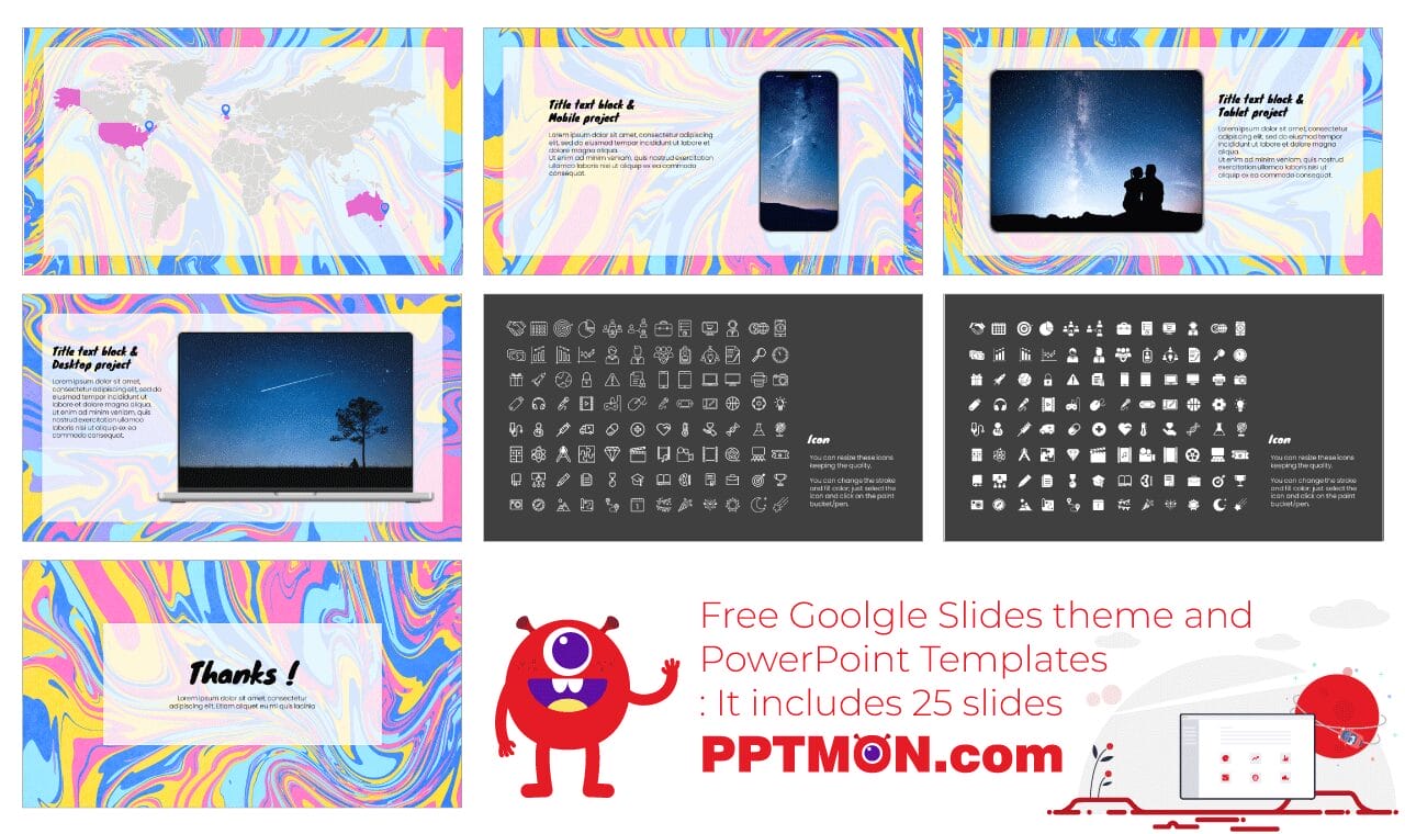 Trippy Free Google Slides Themes PowerPoint Templates