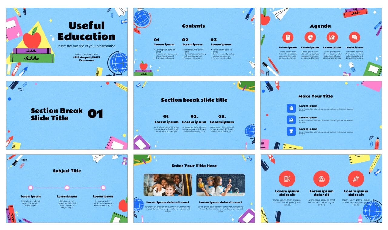 Useful Education Google Slides Themes PowerPoint Templates