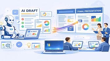 A professional design system for improving AI-generated presentations