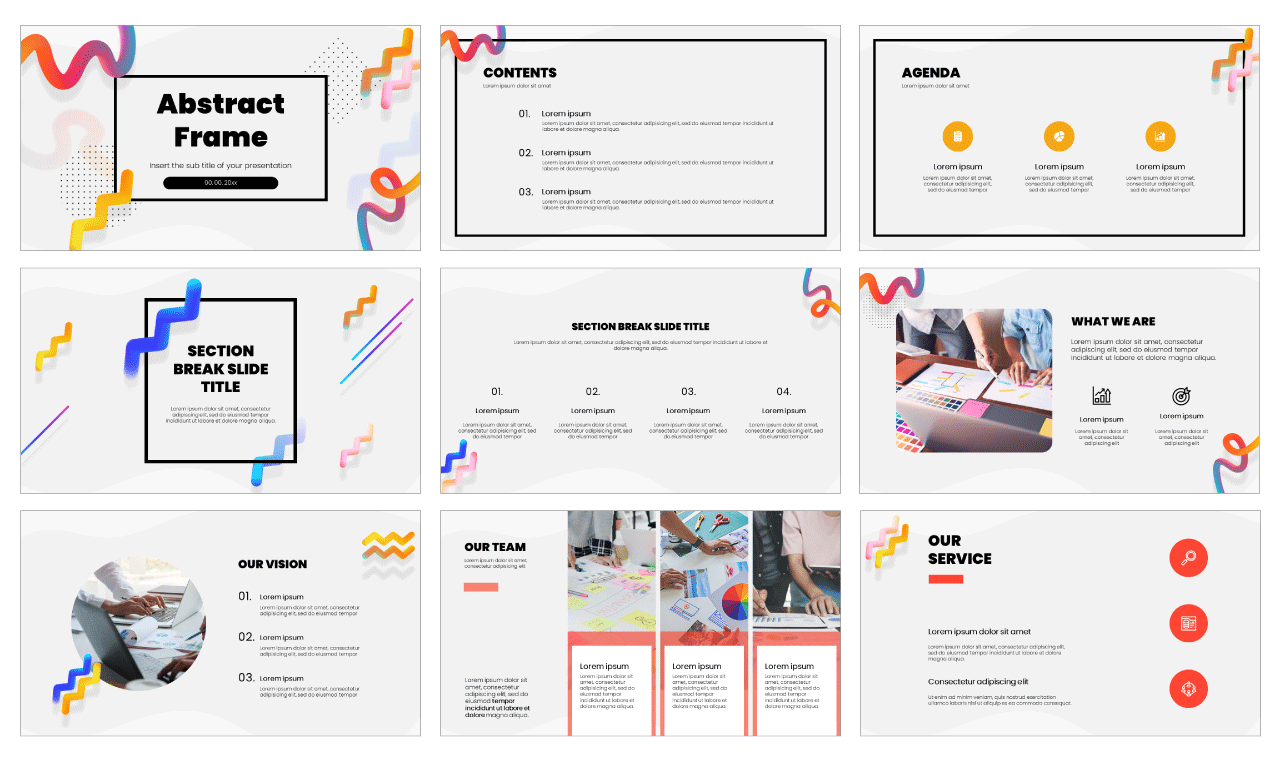 Abstract Frame Google Slides Themes PowerPoint Templates