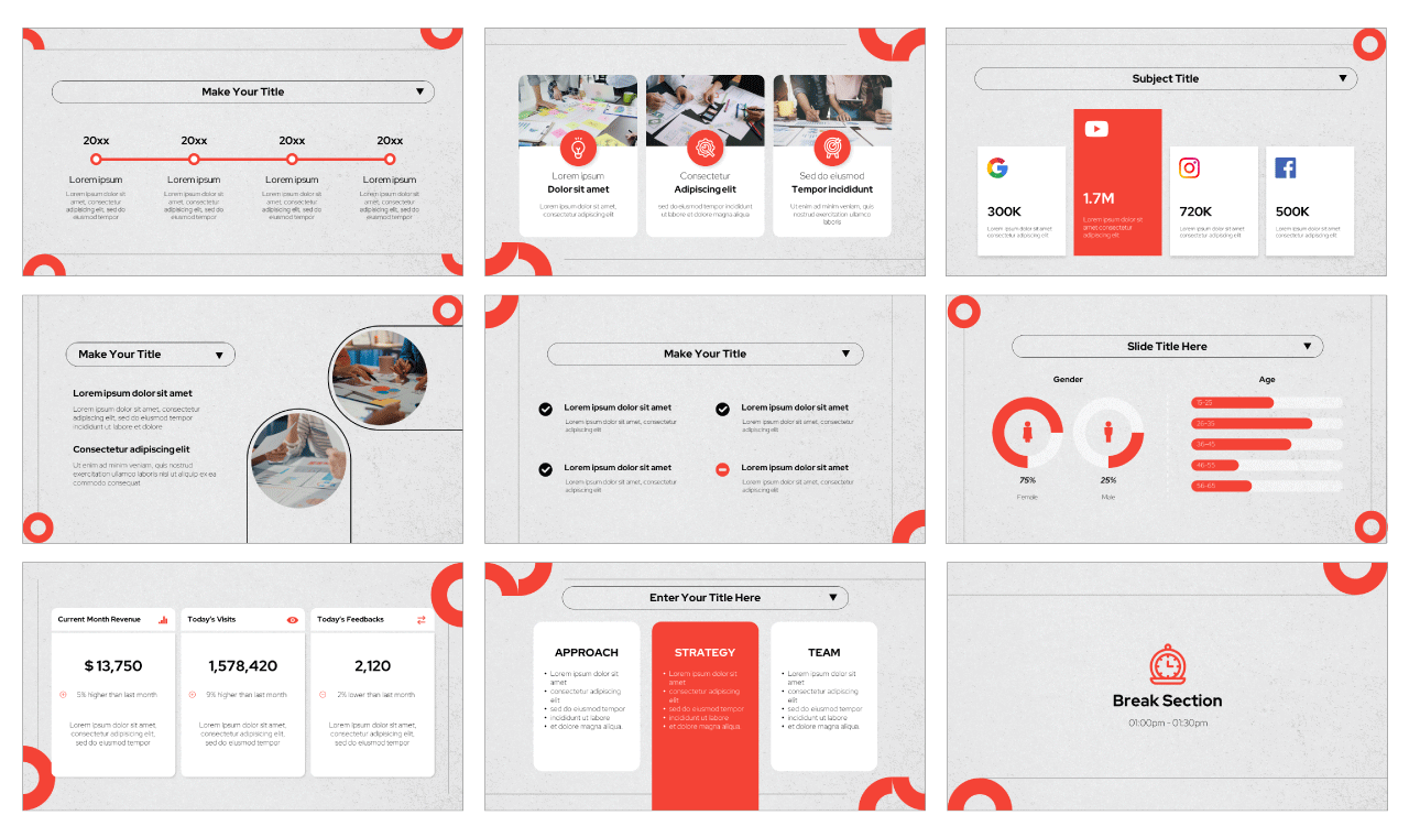 Business Case Report Google Slides Themes PowerPoint Templates
