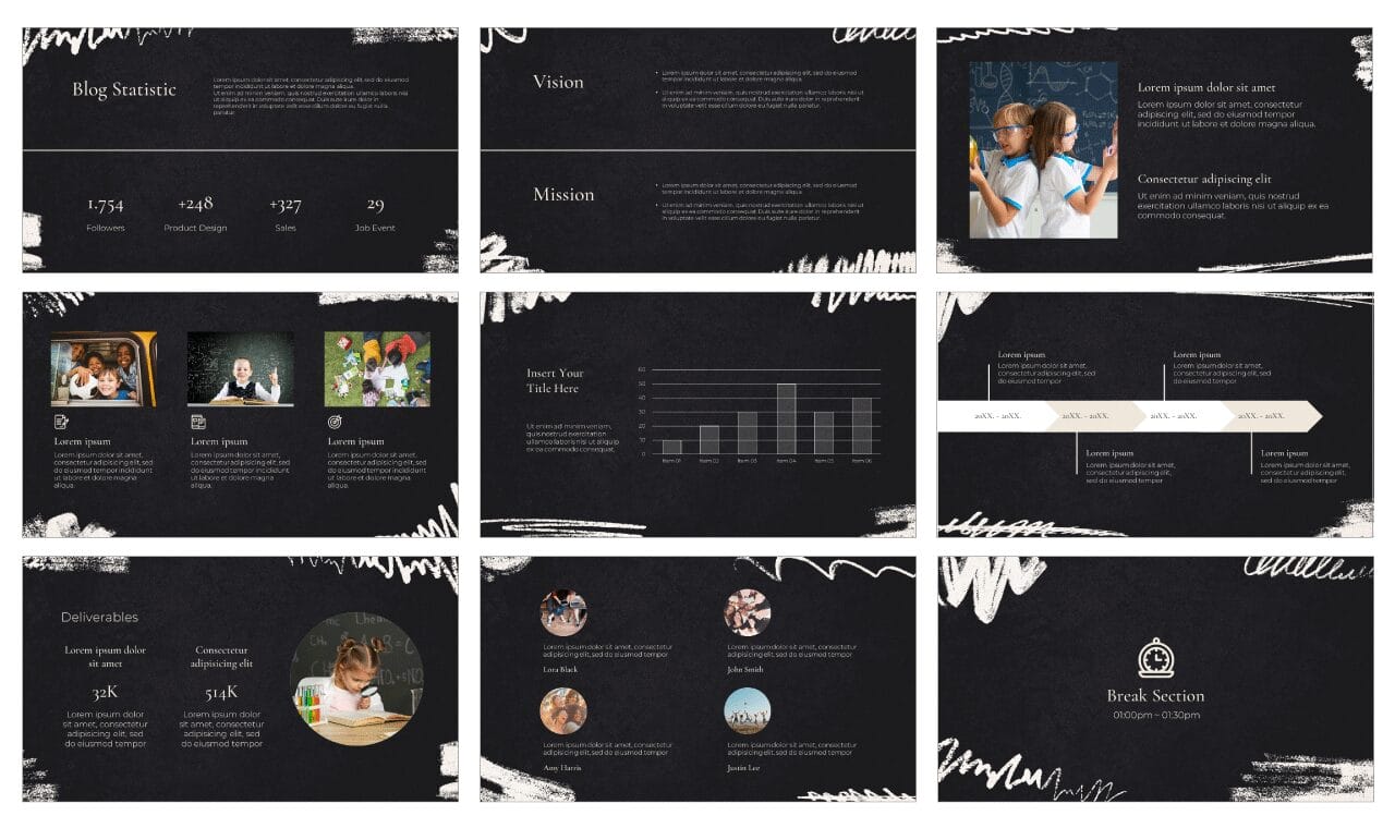 Chalkboard Free Google Slides Themes PowerPoint Templates