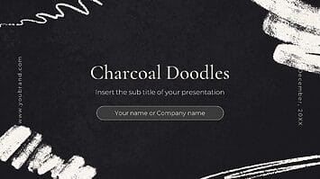 Charcoal Doodles Free Google Slides Theme PowerPoint Template
