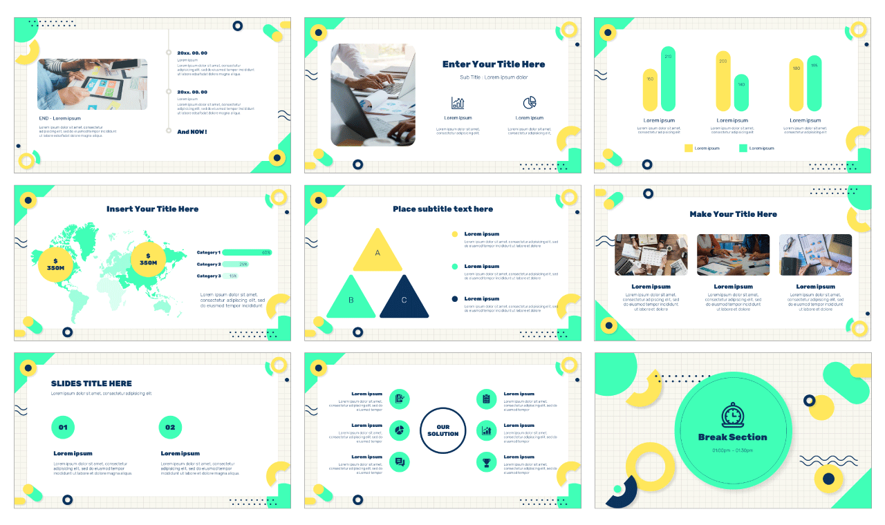 Creative Geometric Free Google Slides Themes PowerPoint Templates