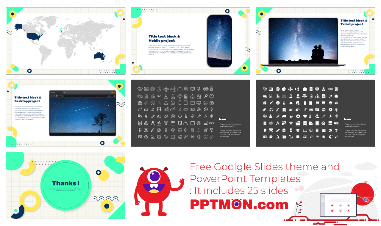 Creative Geometric Google Slides Themes PowerPoint Templates