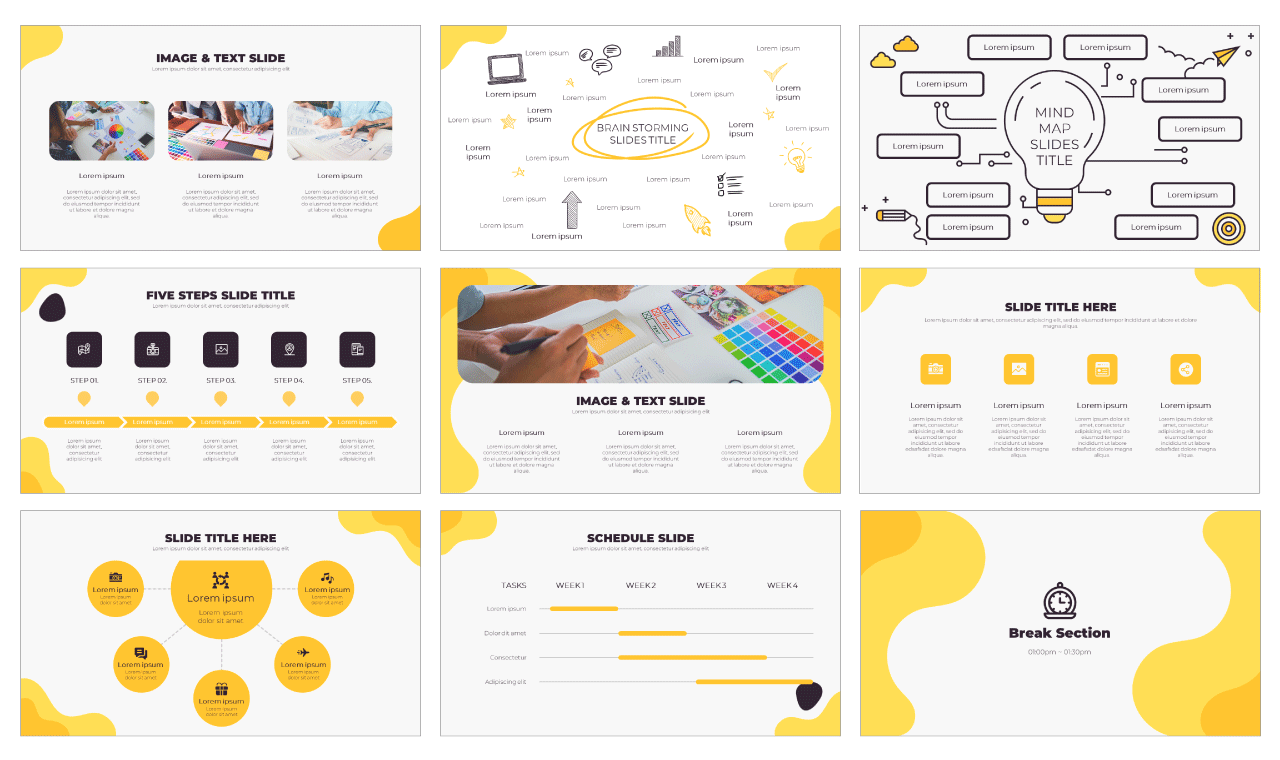 Creative Wave Abstract Google Slides Themes PowerPoint Templates