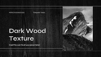 Dark Wood Texture Google Slides Themes PowerPoint Templates