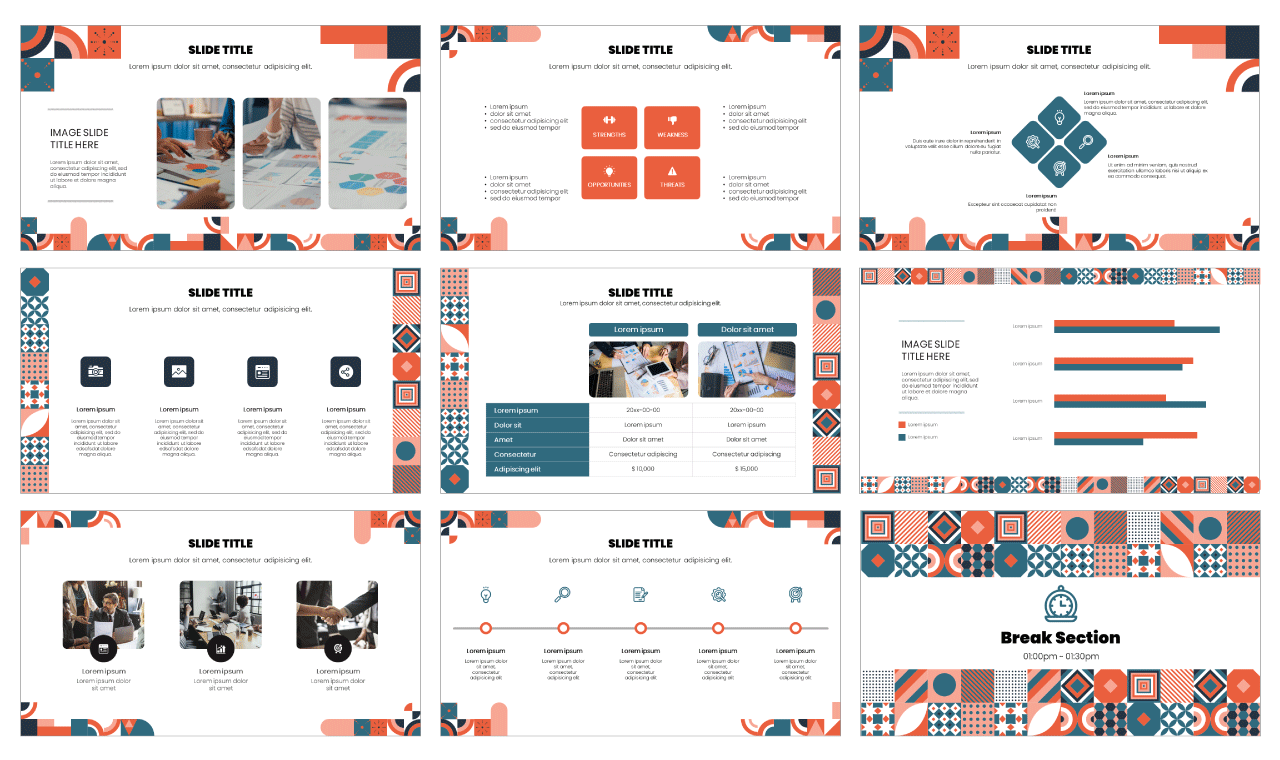 Folk Pattern Free Google Slides Themes PowerPoint Templates