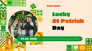 Lucky St Patrick Day Google Slides Themes PowerPoint Templates