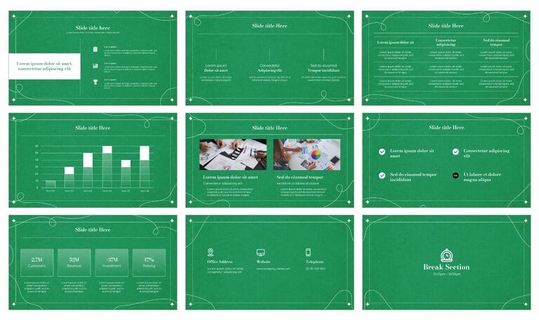Minimal Waves Free Google Slide Themes PowerPoint Templates