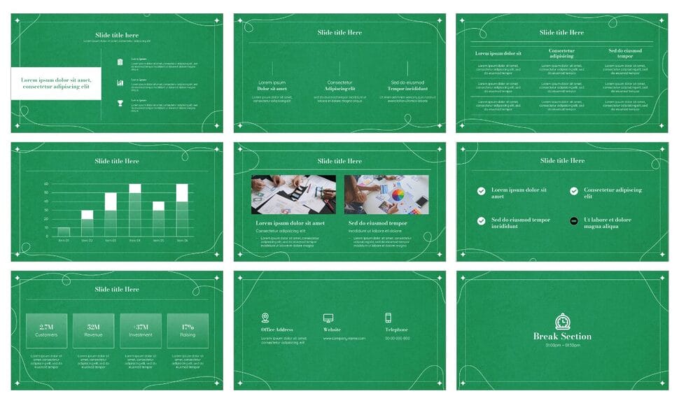 Minimal Waves Free Google Slide Themes PowerPoint Templates
