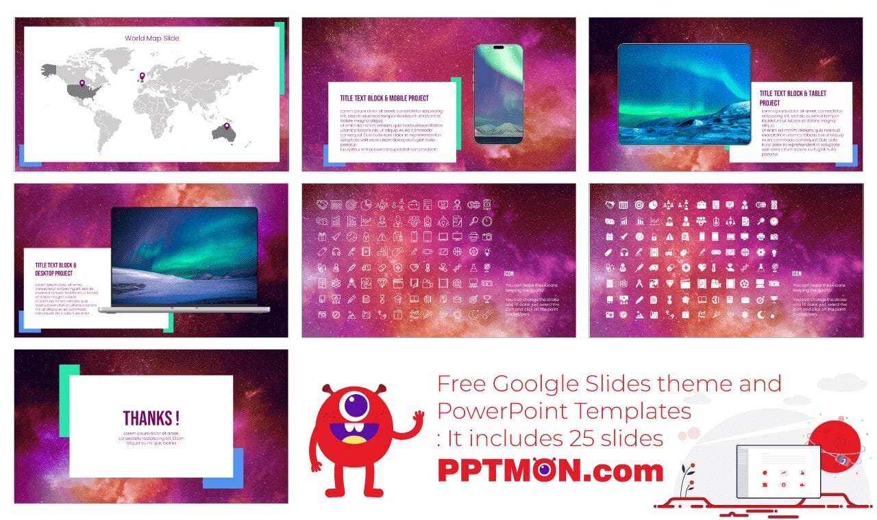 Northern Lights Free Google Slides Themes PowerPoint Templates