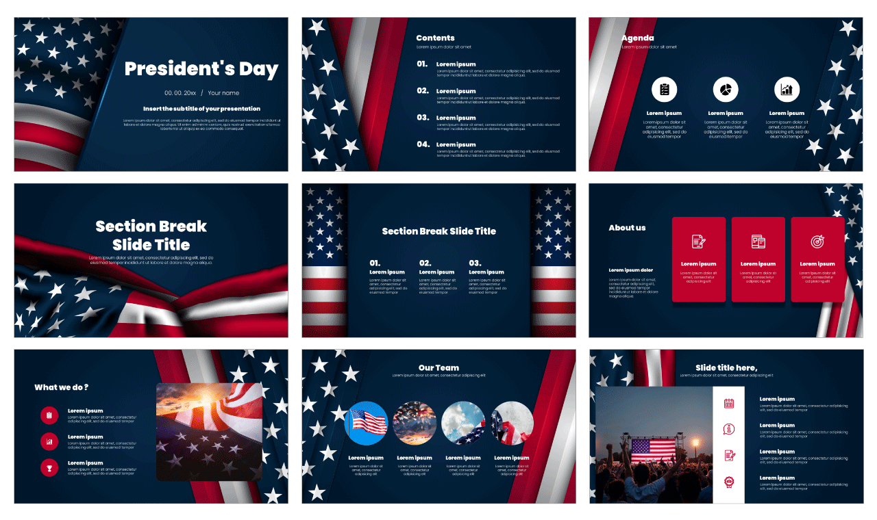 President's Day Google Slides Themes PowerPoint Templates