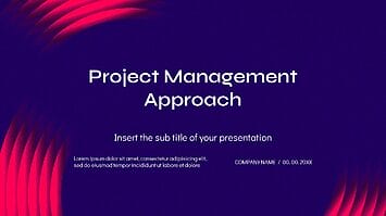 Project Management Approach Google Slides PowerPoint Template
