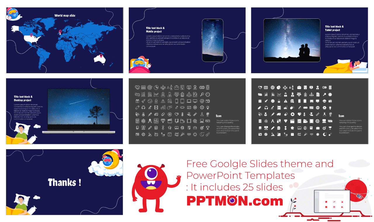 Sleep Day Free Google Slides Themes PowerPoint Templates