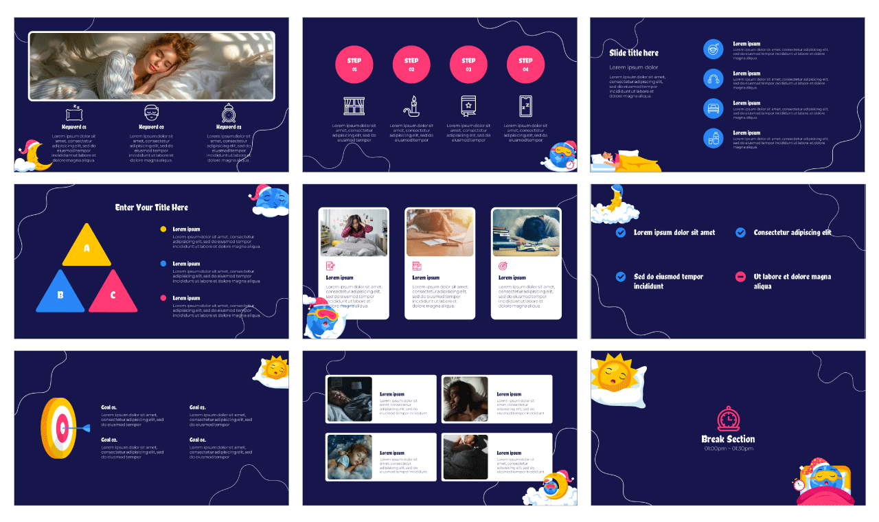 Sleep Day Google Slides Themes PowerPoint Templates