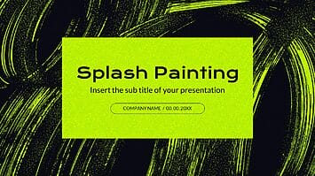 Splash Painting Free Google Slides Themes PowerPoint Templates