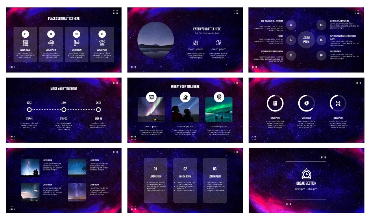 Starry Night Free Google Slides Themes PowerPoint Templates