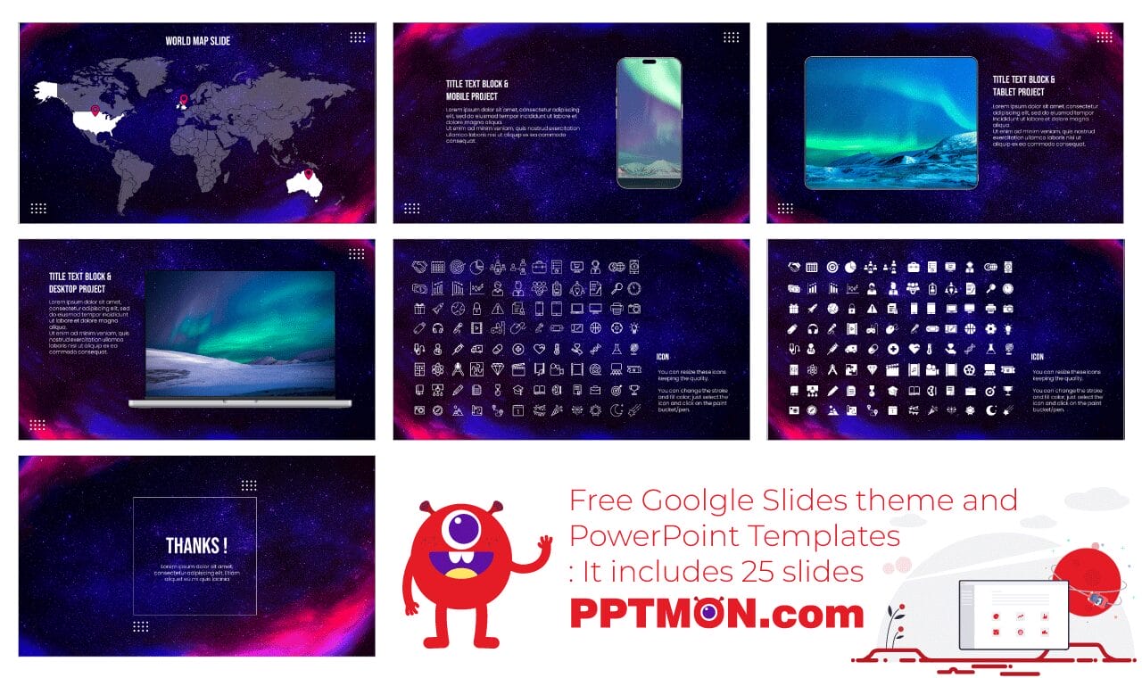 Starry Night Google Slides Themes PowerPoint Templates