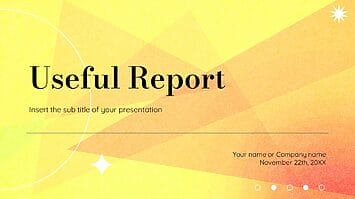 Useful Report Free Google Slides Themes PowerPoint Templates