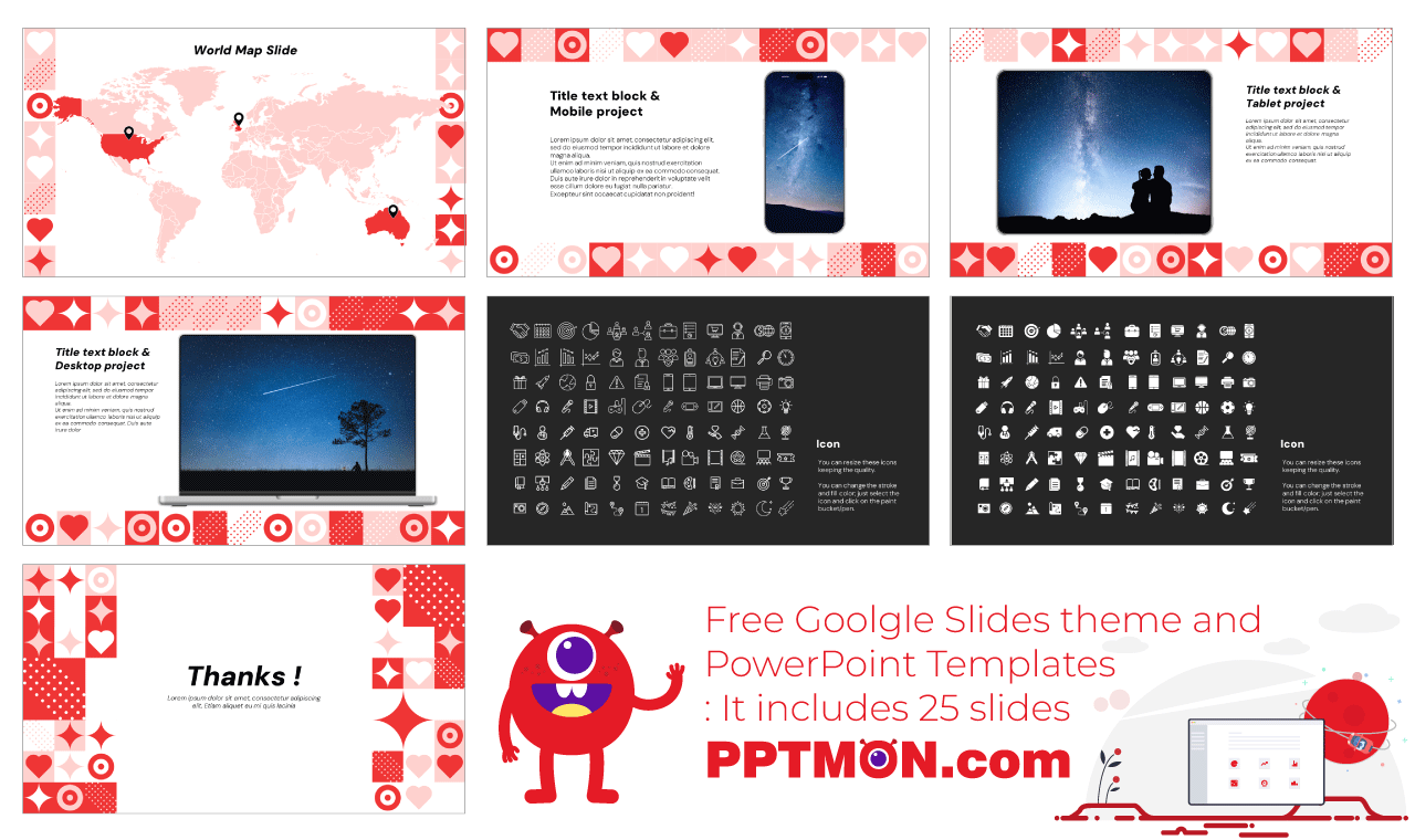 Valentine's Day Google Slides Themes PowerPoint Templates