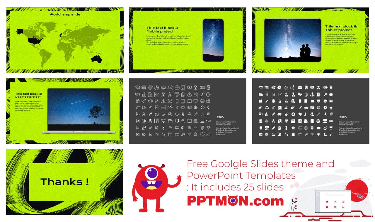 Vibrant Painting Google Slides Themes PowerPoint Templates