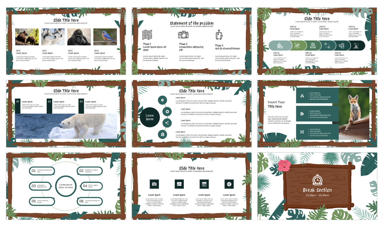 Wildlife Free Google Slides Themes and PowerPoint Templates