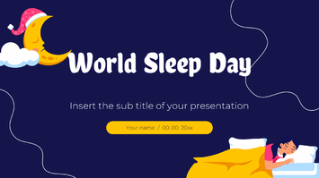 World Sleep Day Free Google Slides Theme PowerPoint Template