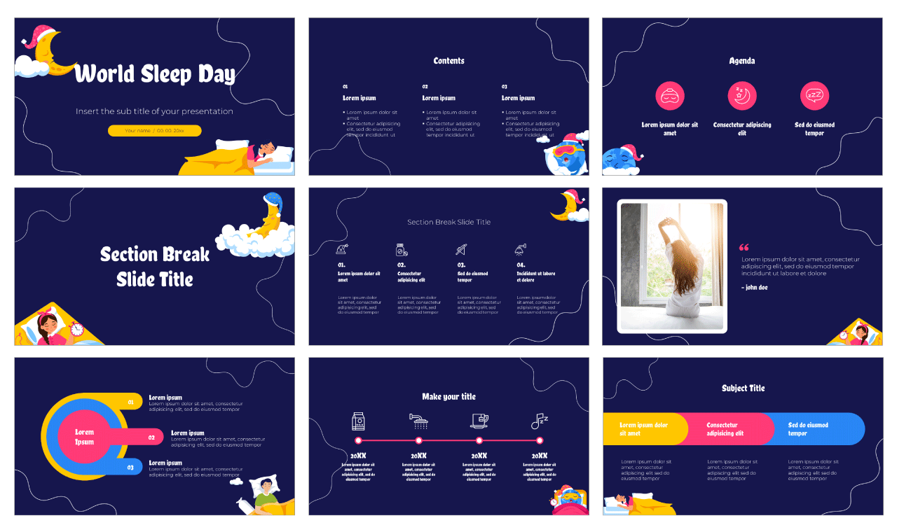 World Sleep Day Google Slides Themes PowerPoint Templates