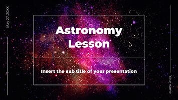 Astronomy Lesson Google Slides Theme and PowerPoint Template