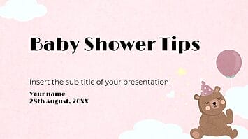 Baby Shower Tips Free Google Slides Theme PowerPoint Template