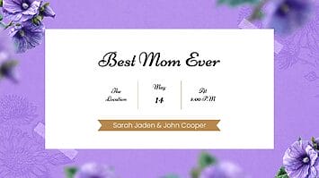 Best Mom Ever Presentation Template - Google Slides PowerPoint