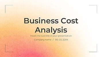 Business Cost Analysis Google Slides Theme PowerPoint Template