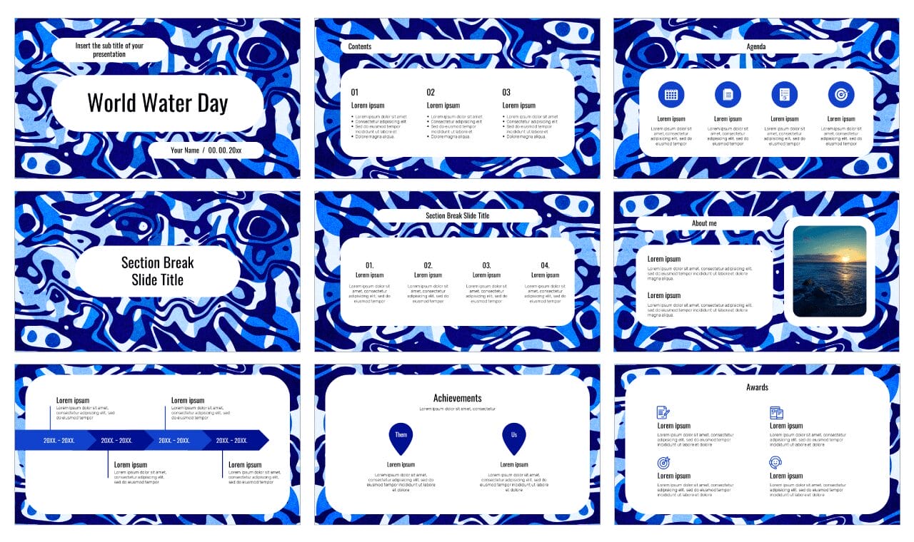 Celebrate World Water Day Google Slides Themes and PowerPoint Templates